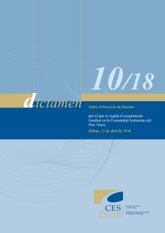 Dictamen 10/18 sobre el Proyecto de Decreto por el que se regula el acogimiento familiar en la Comunidad Autónoma del País Vasco